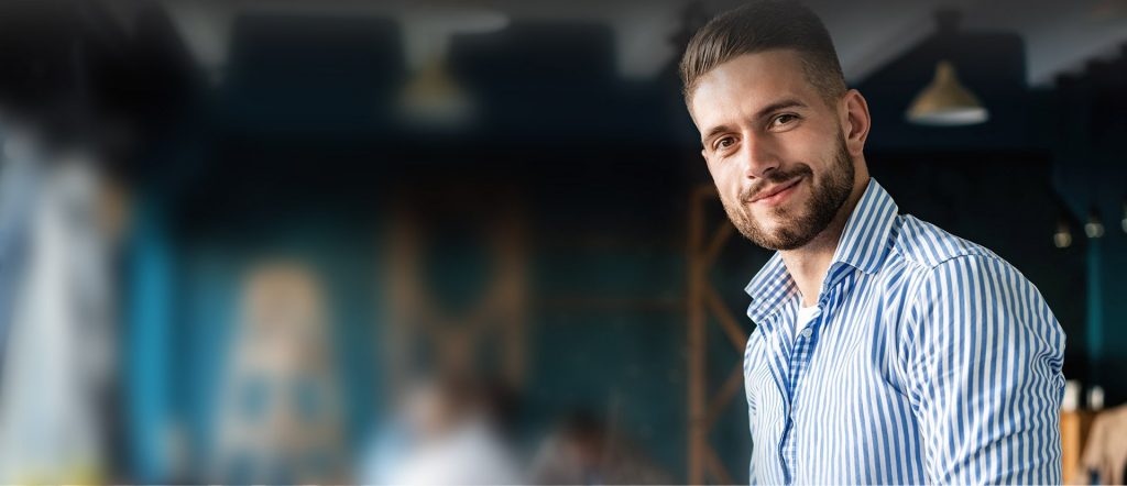 Man smiling Man smiling