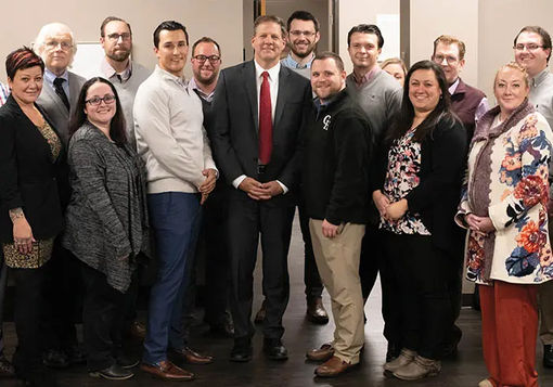 GHTeamC-new GateHouse staff with New Hampshire Governor Chris Sununu